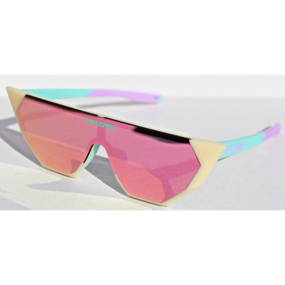 PIT VIPER The Passion Showroom Sunglasses Blue/White/Purple/Pink Revo NEW - Picture 1 of 11
